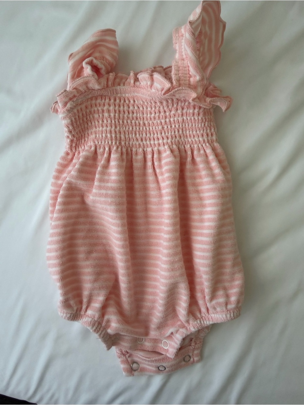 Altar’d State Kids Pink Stripe Bubble (3m)